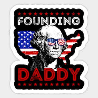 George Washington USA Founding Daddy Sticker